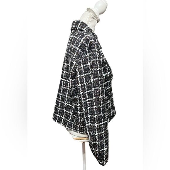 LOFT Shimmer Tweed Shirt Jacket size large NWT - Picture 5 of 8